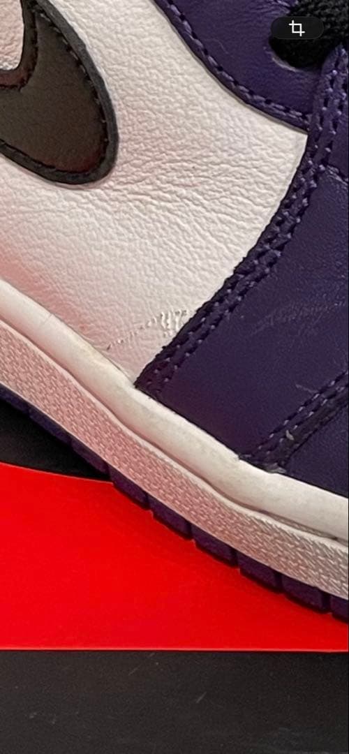 Nike Air Jordan 1 コートパープル/ホワイト/ブラック