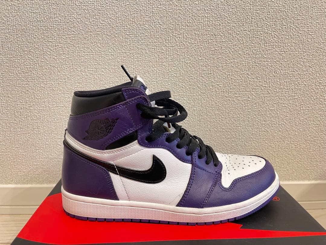Nike Air Jordan 1 コートパープル/ホワイト/ブラック