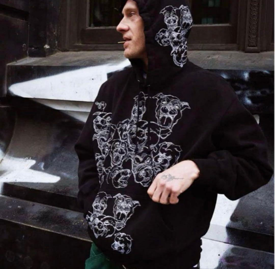 も*に様 Supreme Pitbulls Hooded パーカー