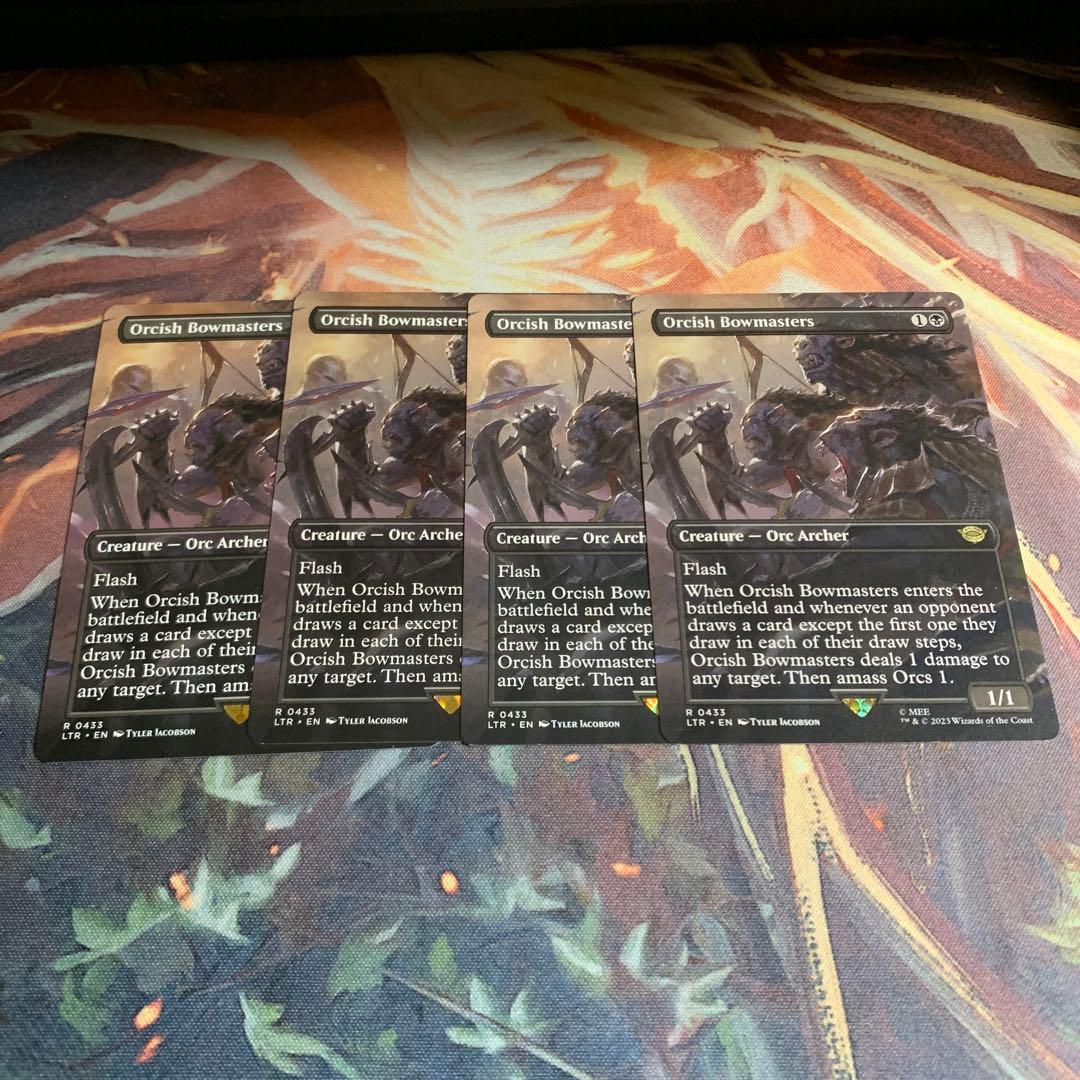 mtg オークの弓使い　英語　4枚