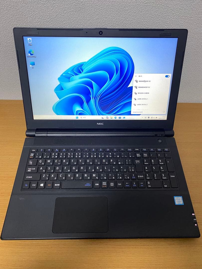 NECノートパソコン/i5-7200U/SSD128GB/メモリ8GB/無線