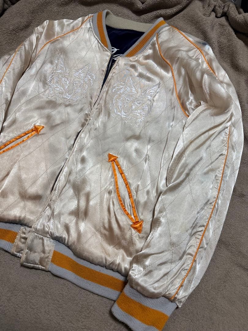 ２面用 別珍 DENIME ワシ 日本限定 スカジャン vintage