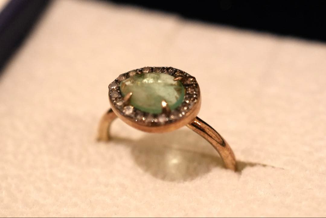 は*ん様 アルティーダウード　エメラルド　ダイヤモンド　リング