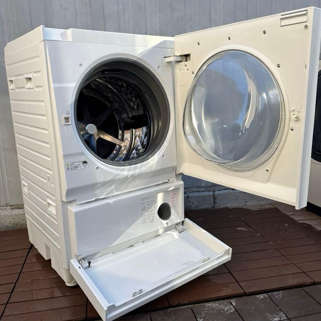 Panasonic ドラム式洗濯機 Cuble インテリアドラム 7kg/3kg