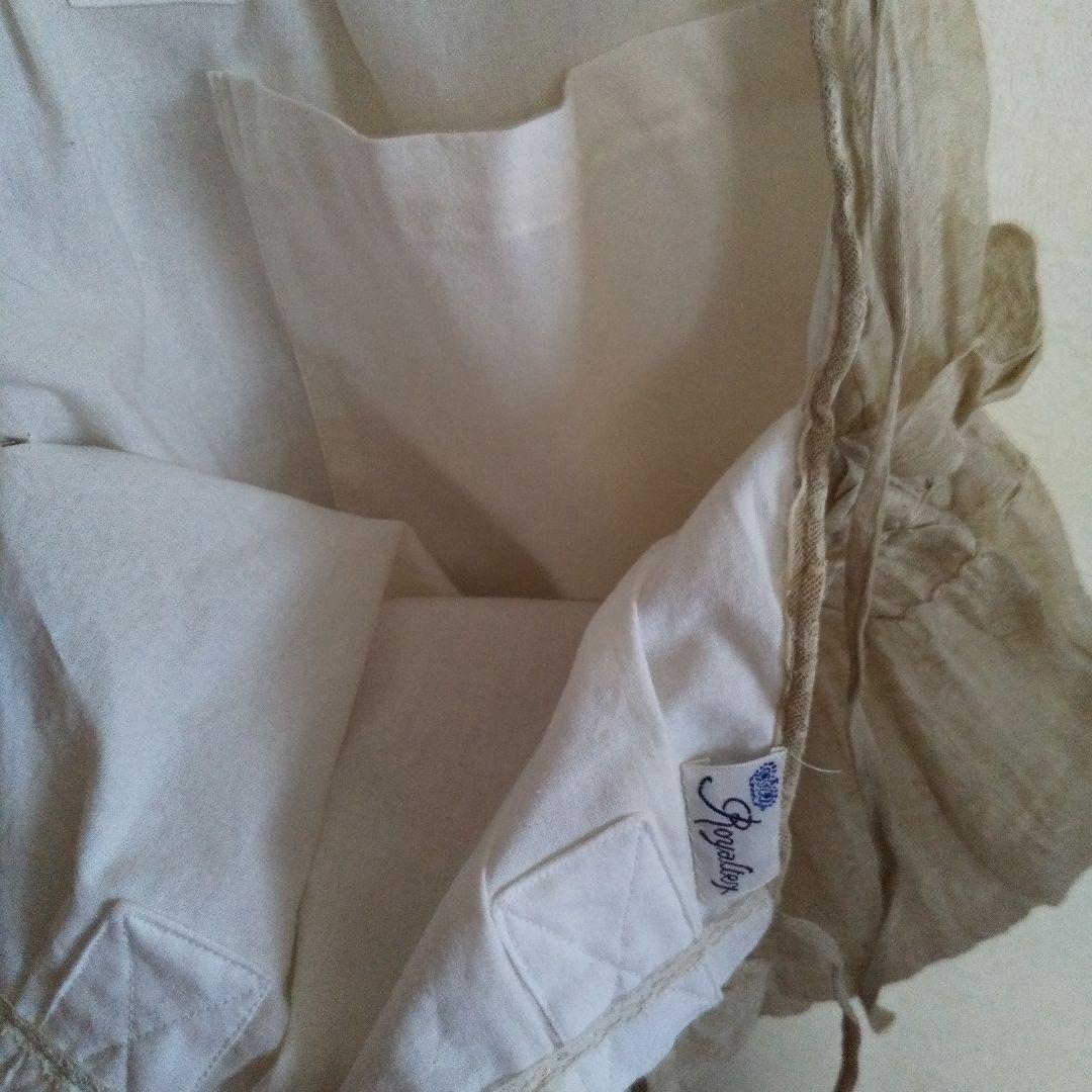 フランスアンティーク素材のシャビーな布バック