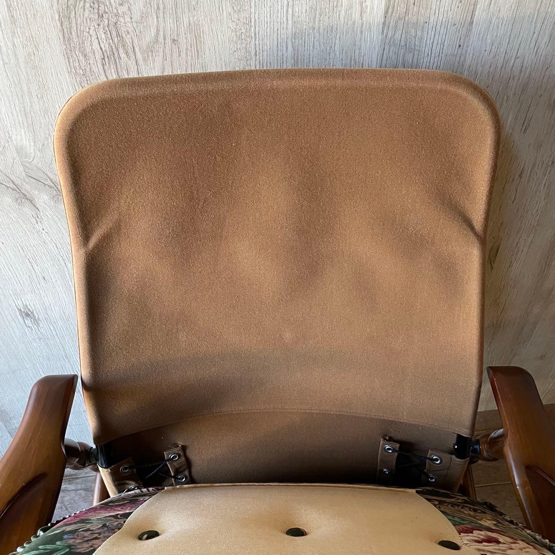 karimoku カリモク コロニアル クラシック花柄 リクライニングソファ