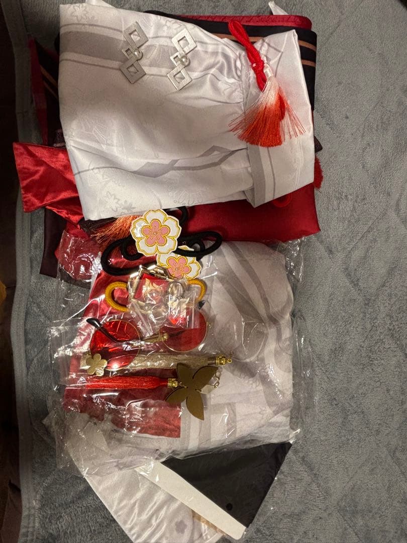 原神 胡桃 残雪に咲く紅 海灯祭 コスプレ 衣装