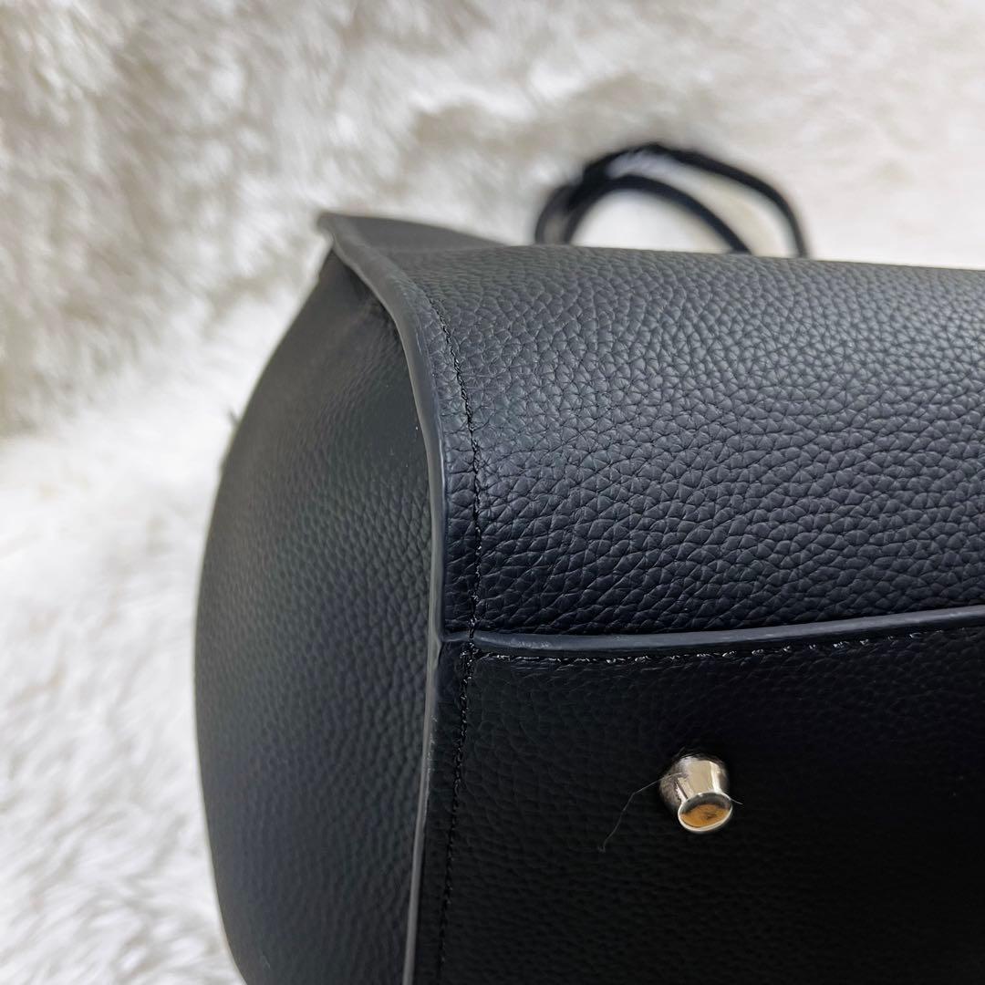 美品 ジストリー SIDE BELT BOSTON BAG ボストンバッグ 黒