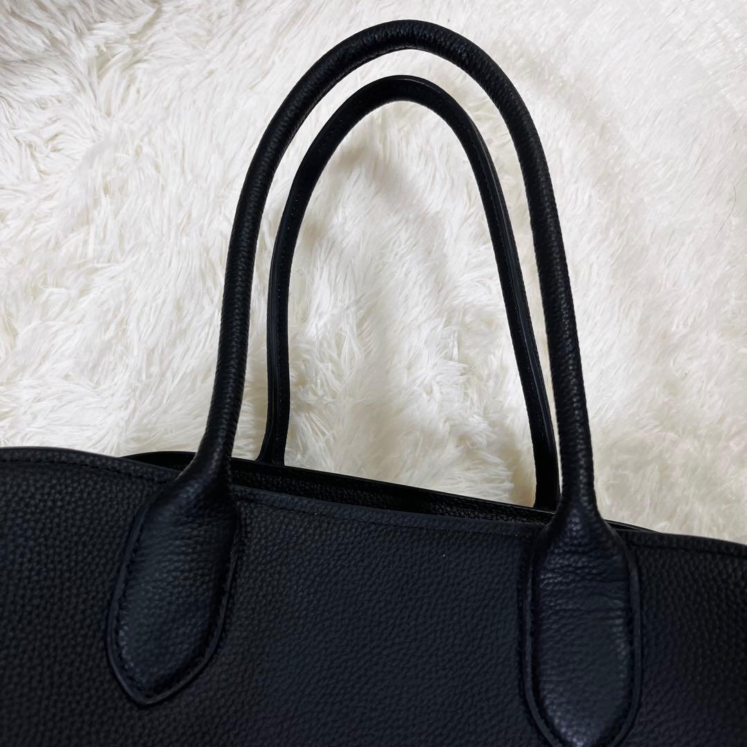 美品 ジストリー SIDE BELT BOSTON BAG ボストンバッグ 黒
