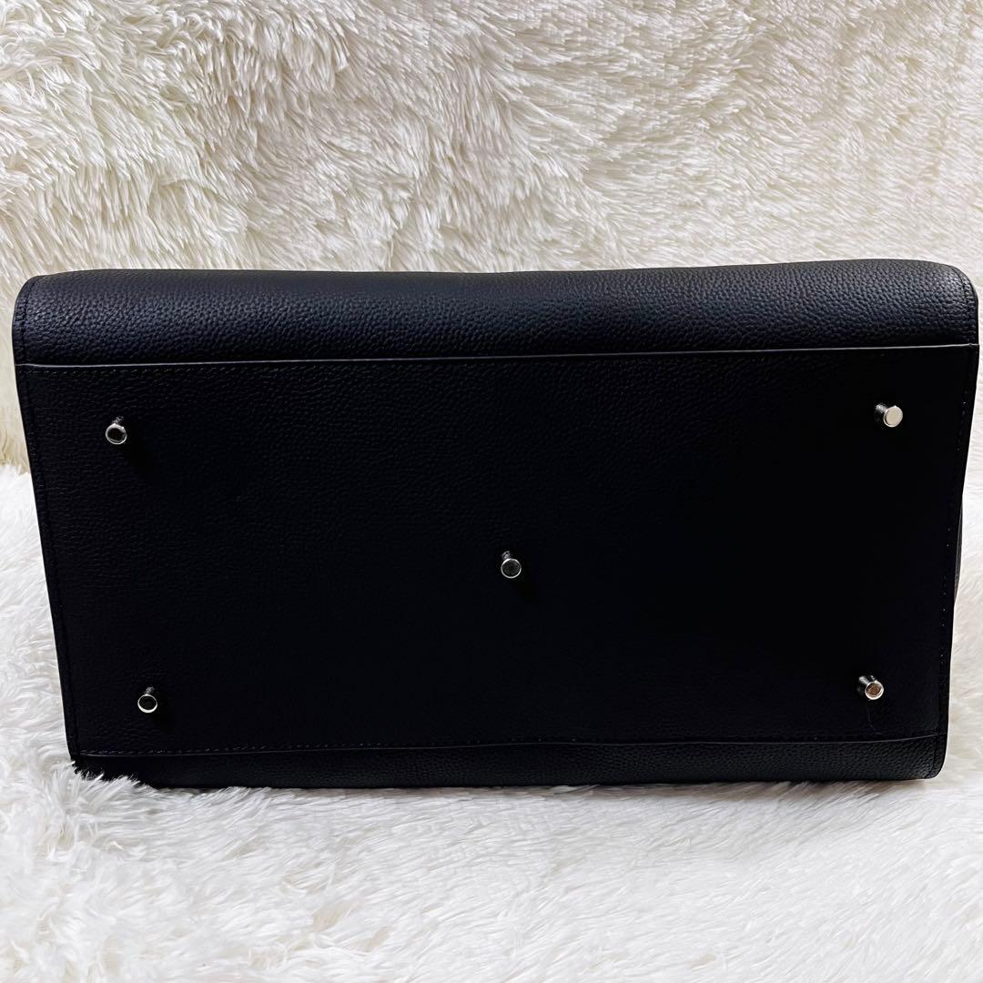 美品 ジストリー SIDE BELT BOSTON BAG ボストンバッグ 黒