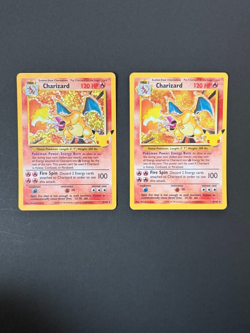 ポケモンカード リザードン Charizard 25th 英語版　2枚セット