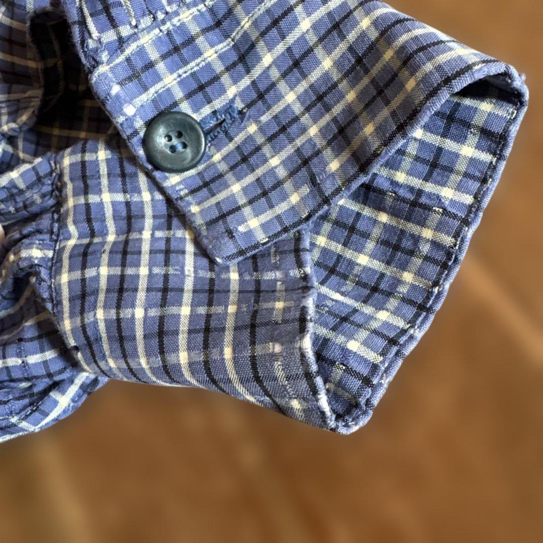 【50sビンテージ】Campus レーヨンシャツ シャドー 織柄 L ロカビリー