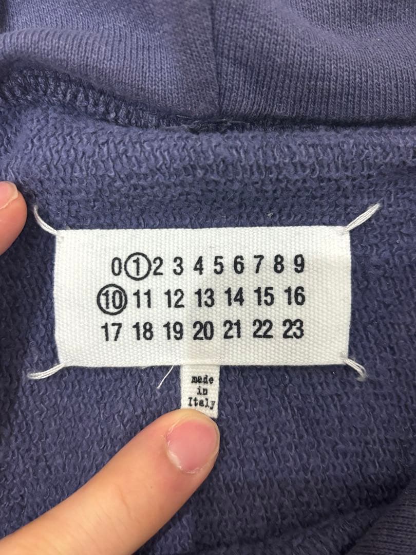 23ss マルジェラ ヴィンテージ加工 プルオーバーパーカー