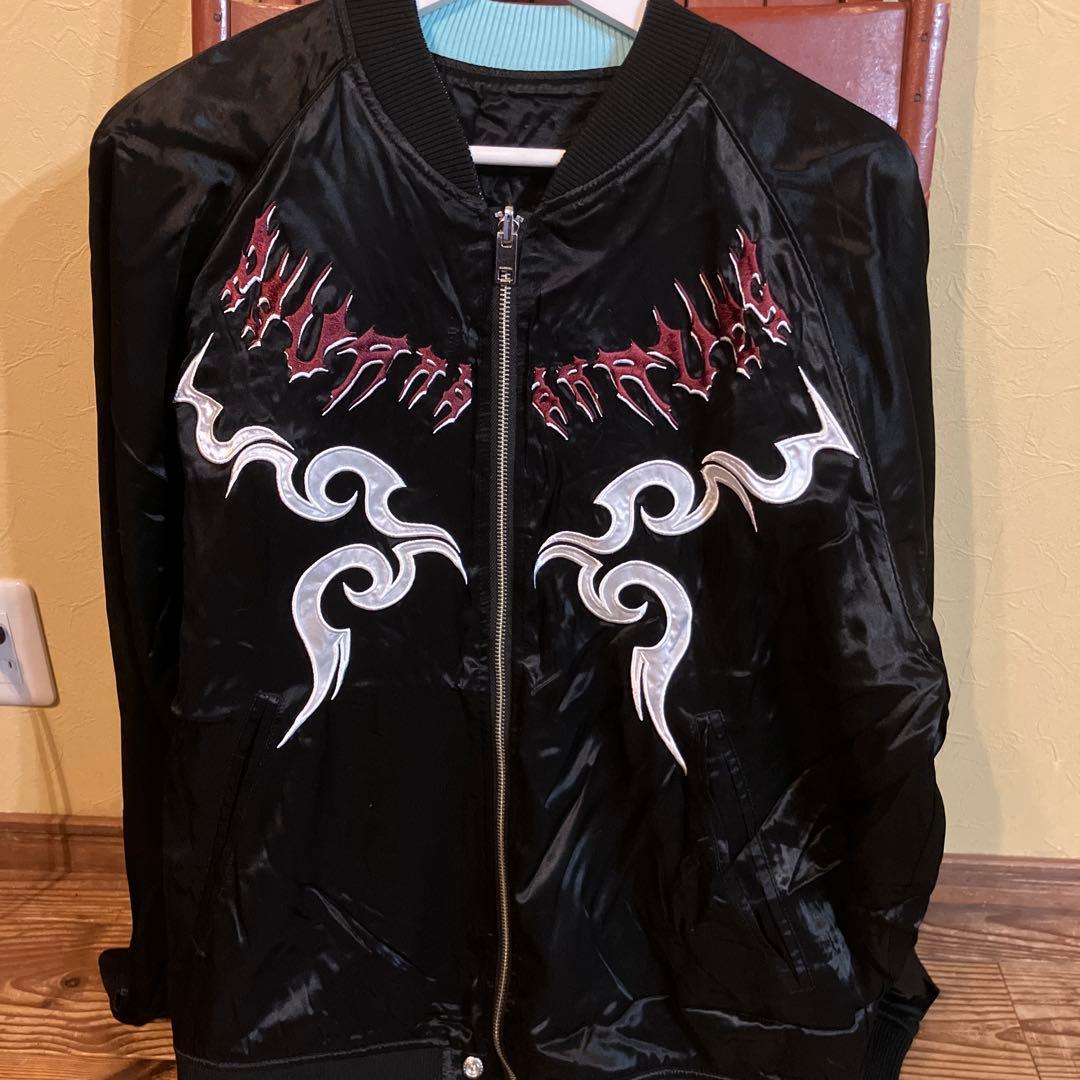 Diesel 黒 スカジャン 刺繍入り