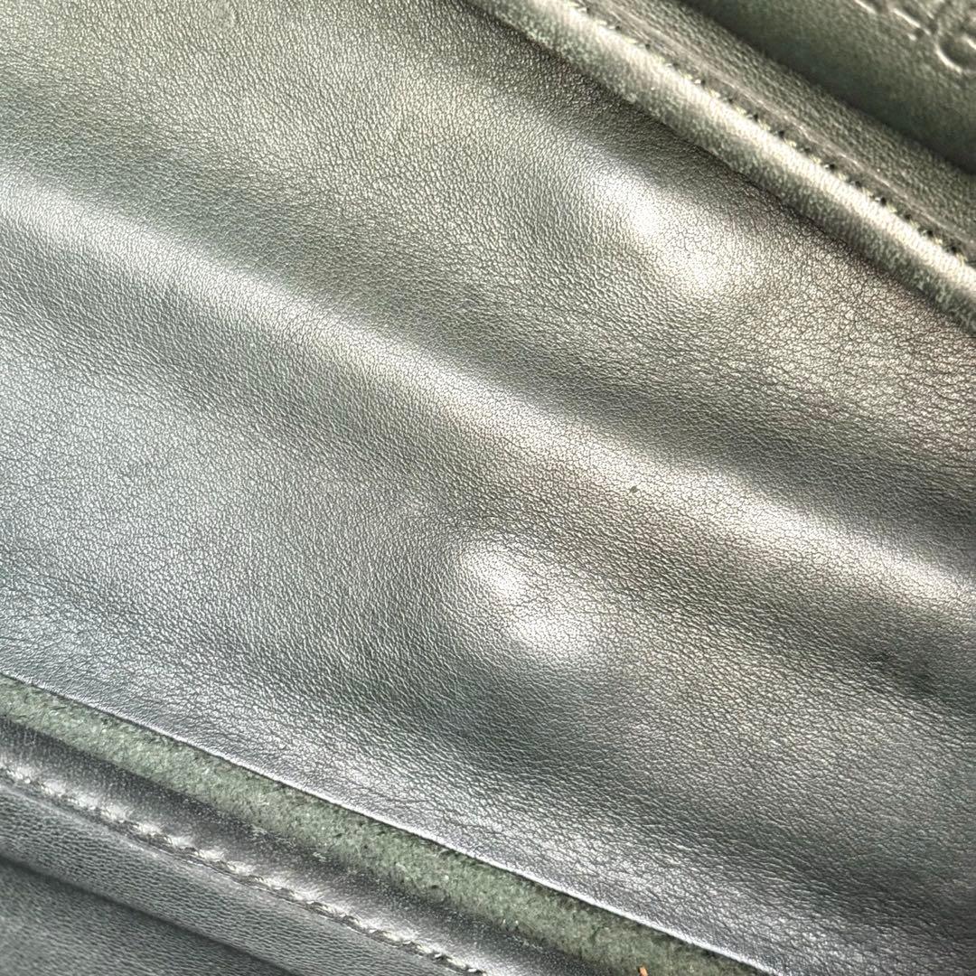 ✨希少色 ✨COACH ボストンバッグ ヴィンテージ グラブタンレザー 濃緑