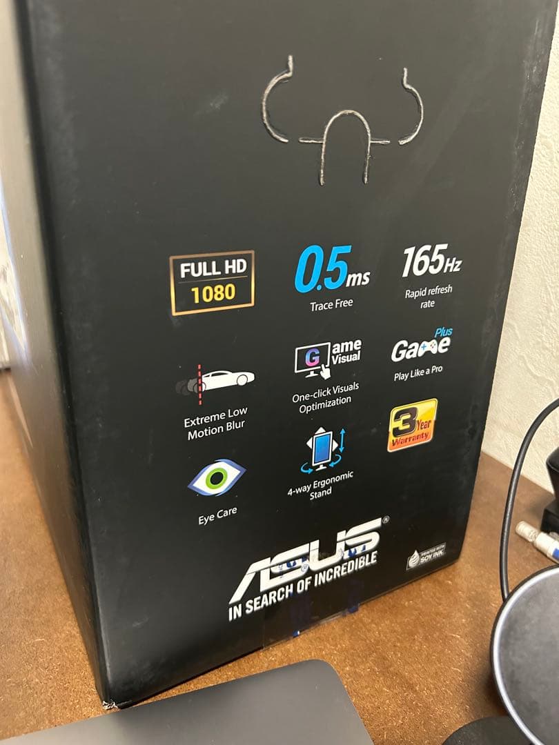 ASUS ゲーミングモニター　箱付き