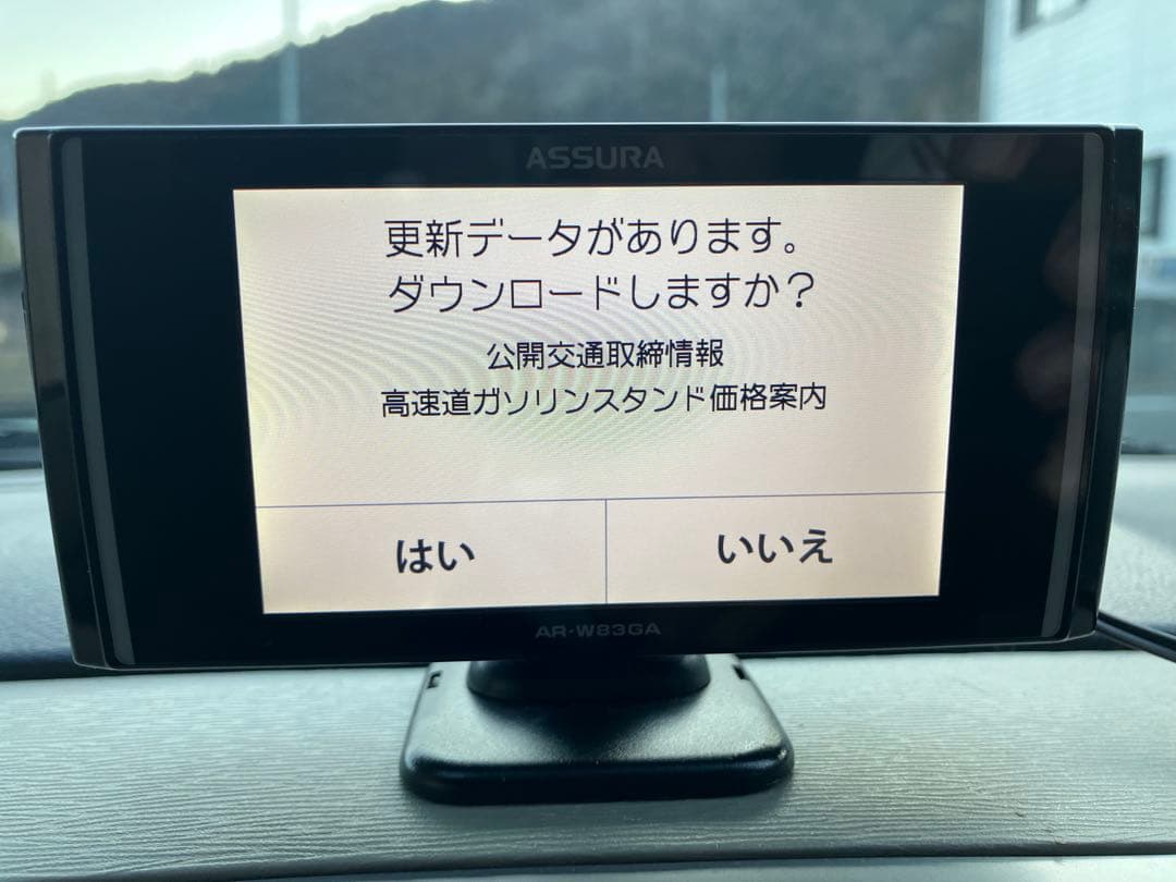 セルスター ASSURA AR-W83GA GPS内蔵レーダー探知機 作動OK！