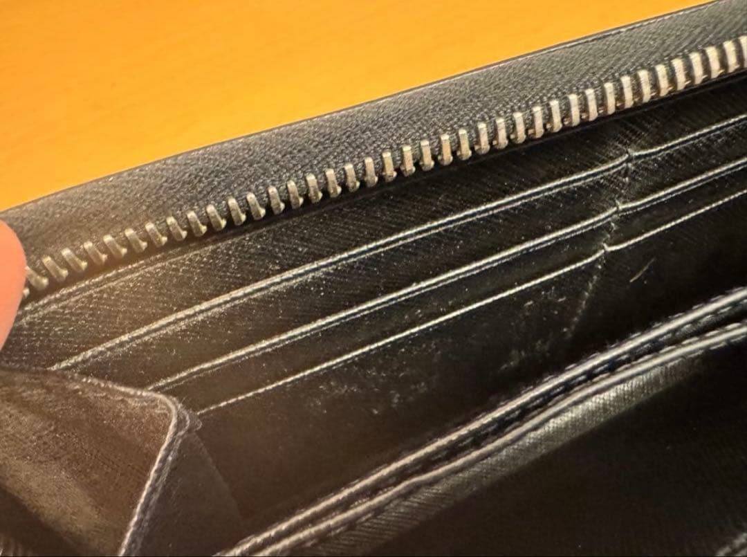 【正規品】PRADA プラダ サフィアーノレザー ラウンドファスナー 長財布