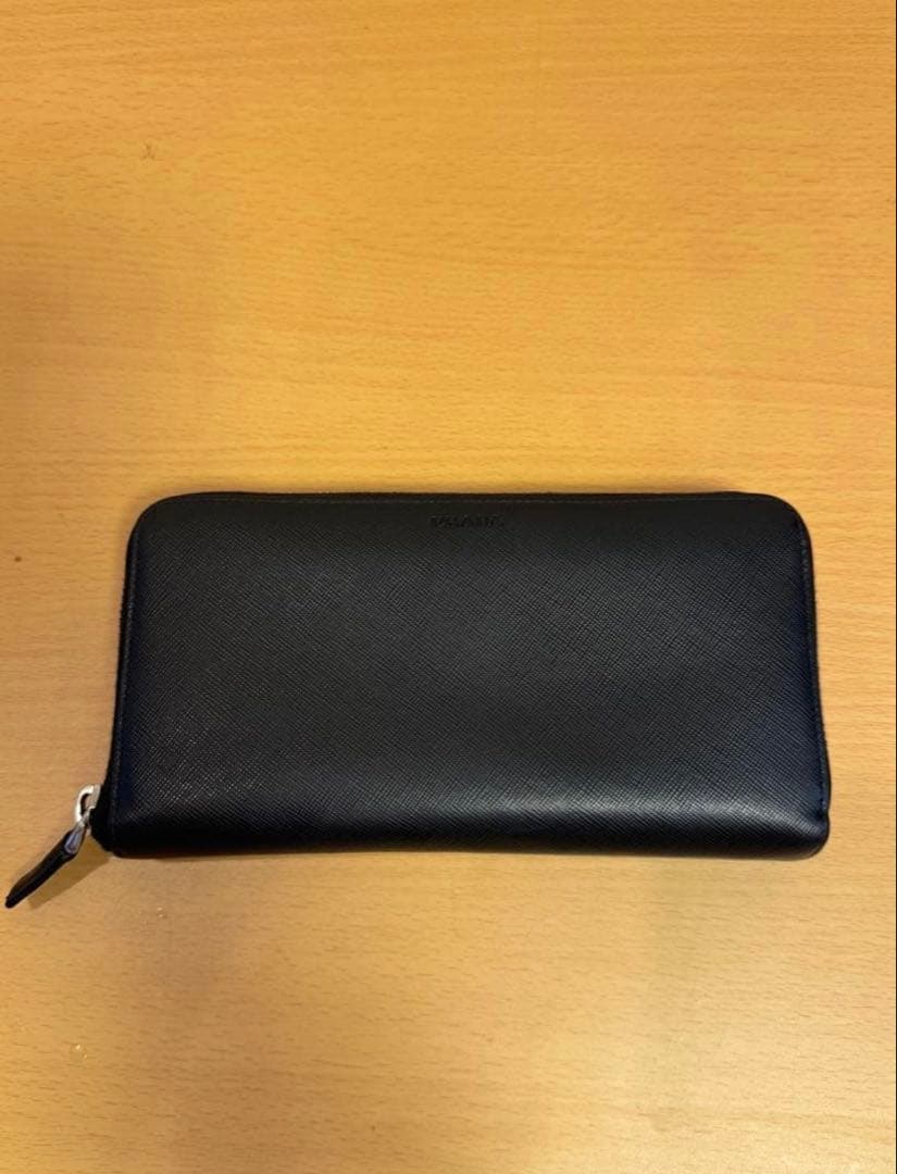 【正規品】PRADA プラダ サフィアーノレザー ラウンドファスナー 長財布