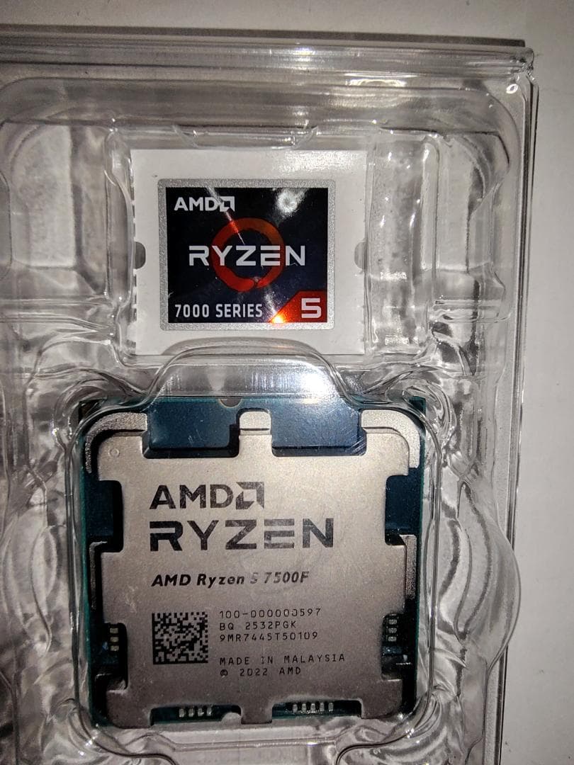 AMD Ryzen 5 7500F + CPUクーラー