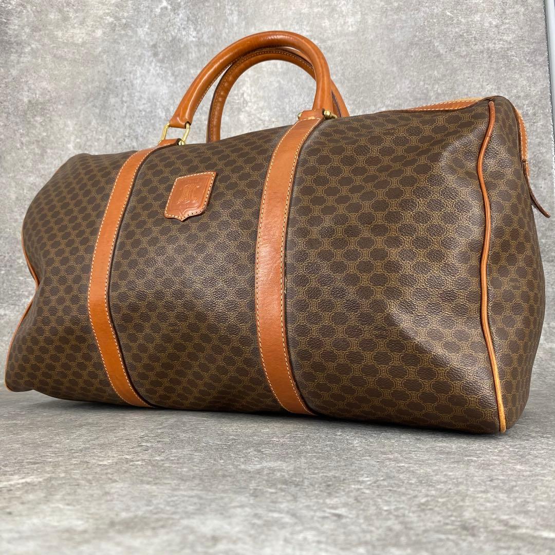 ヴィンテージ CELINE セリーヌ マカダム柄 トリオンフ ボストンバック