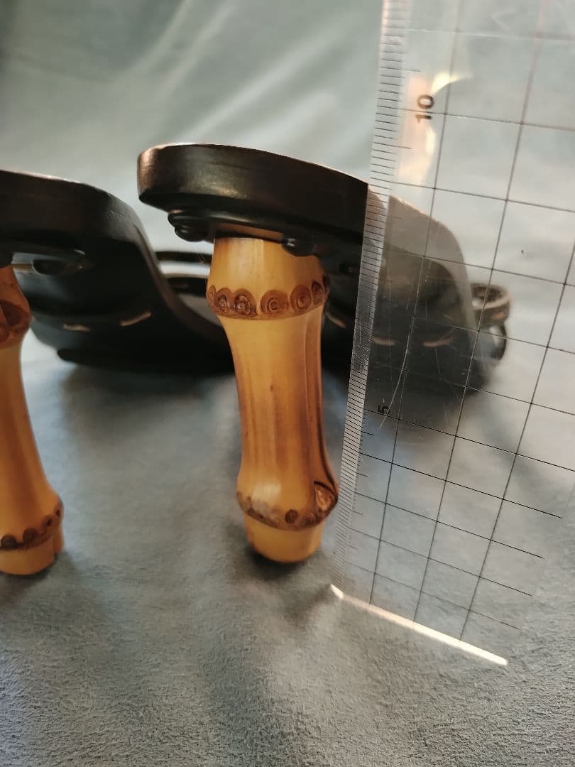 GUCCI グッチ ブラック ミュール サンダル バンブーヒール