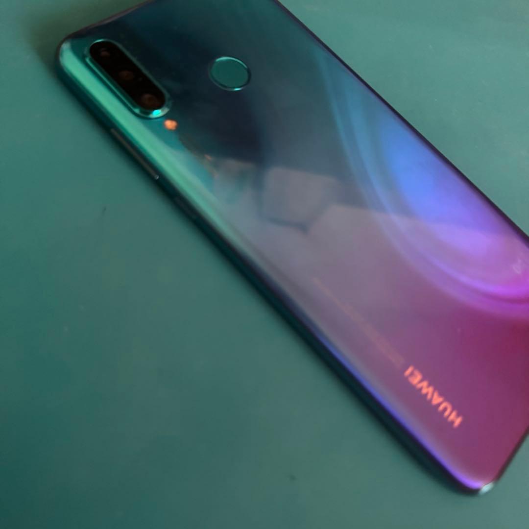 かなり綺麗　HUAWEI P30 Lite ブルー 本体