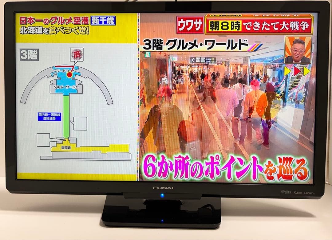 【5月26日まで】フナイ24型液晶テレビFL-24H1010