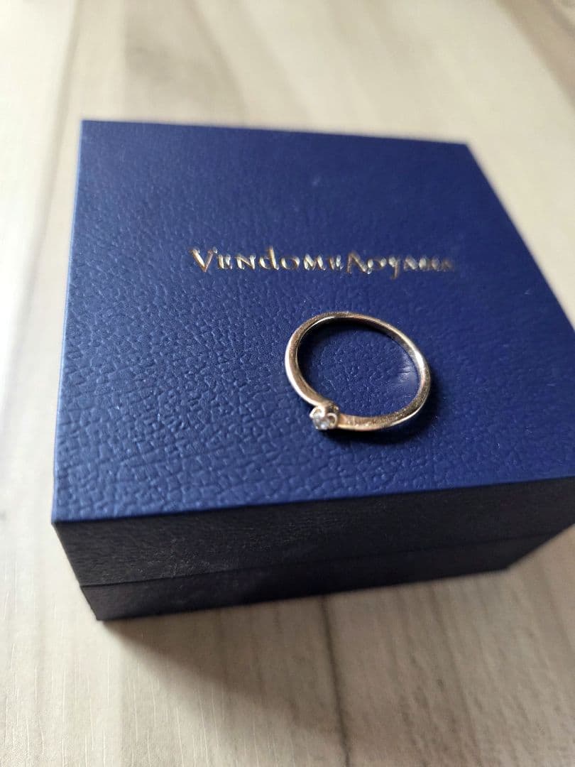 ま*え様 ヴァンドーム青山　K10 YG ダイヤモンドリング　11号