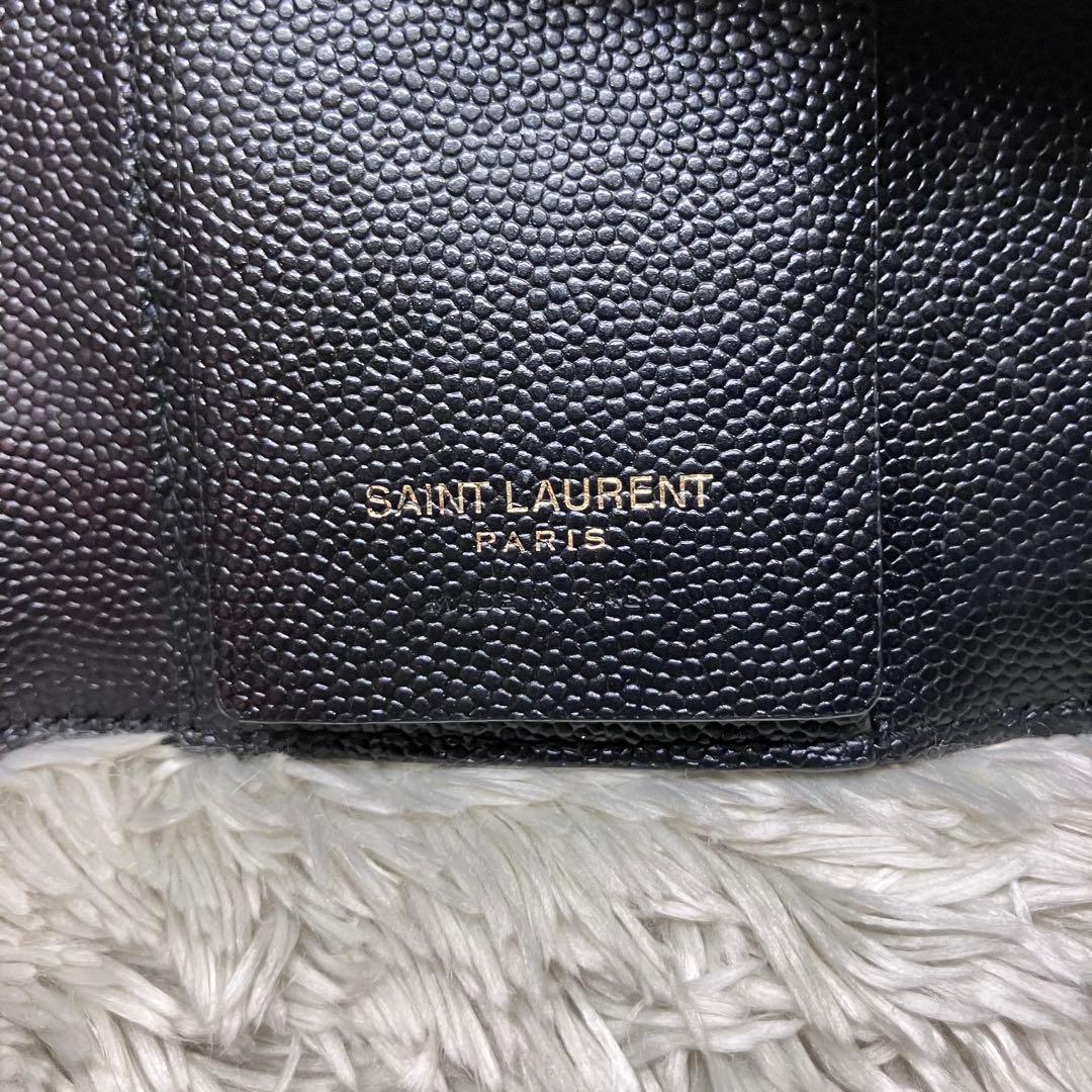 美品✨サンローラン 6連キーケース カサンドラ キャビアスキン キルティング