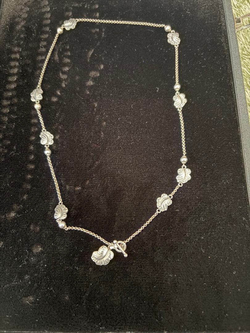 ジョージジェンセン　リーフネックレス