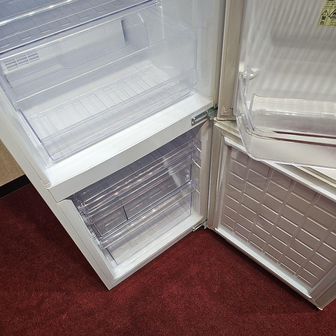 ホワイト 2ドア冷凍庫 シャープ•プラズマクラスター SHARP