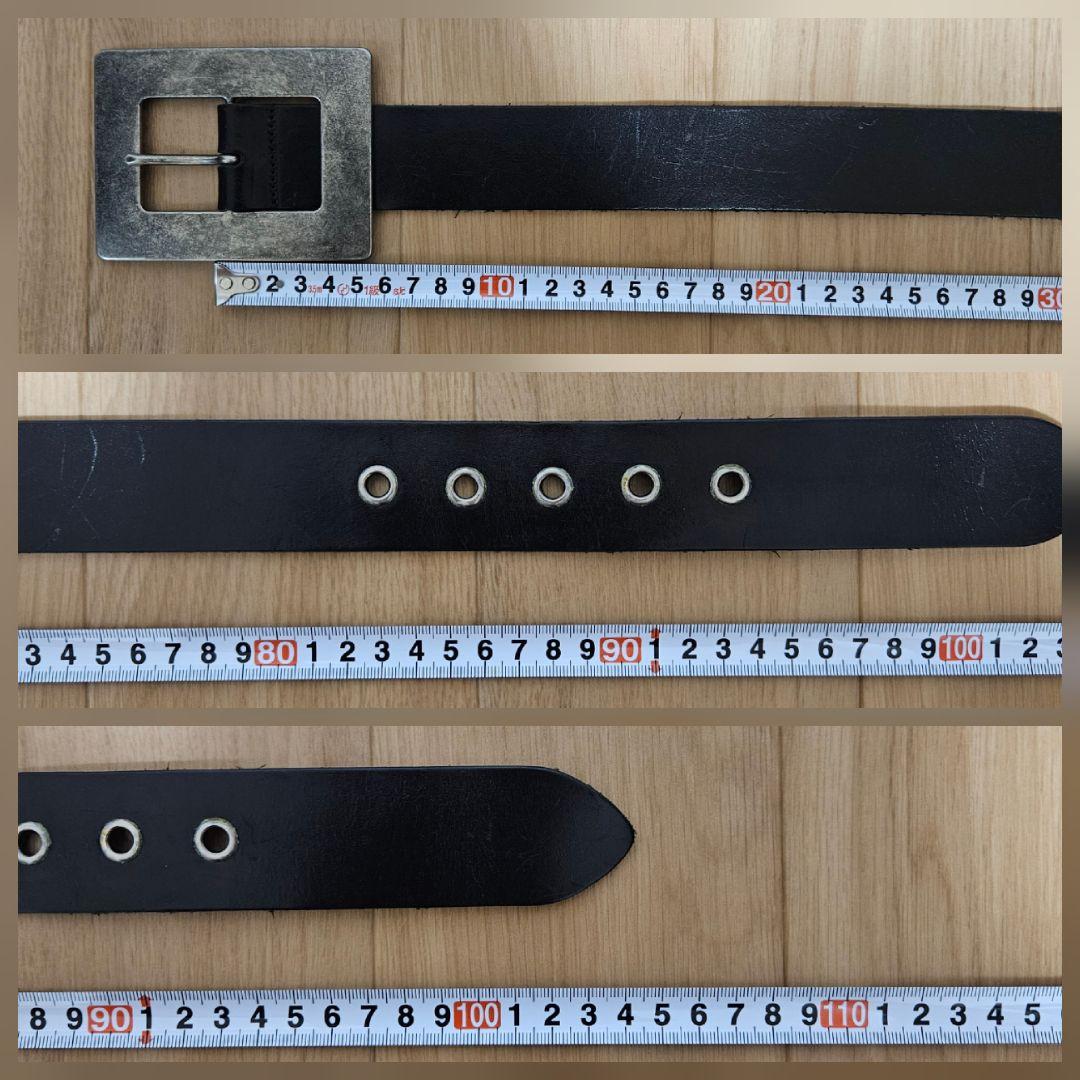 【DOLCE&GABBANA】レザーベルト　ブラック