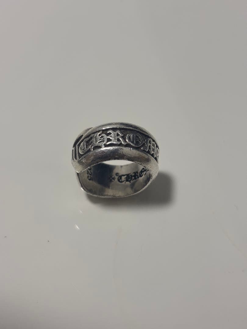 クロムハーツ CHROME HEARTS スモール スクロール ラベル リング