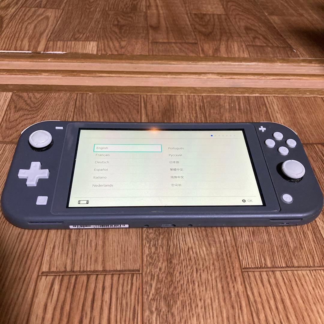 Nintendo Switch light グレー 【 ジャンク 】