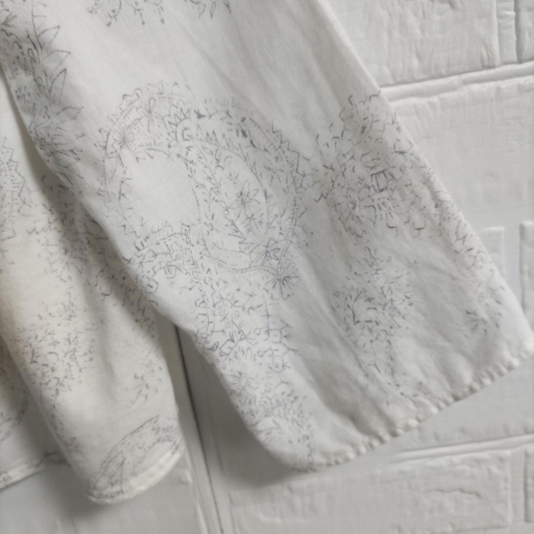 KAPITAL　キャピタル　刺繍　シャツ　 カットソー 　ペイズリー　トップス