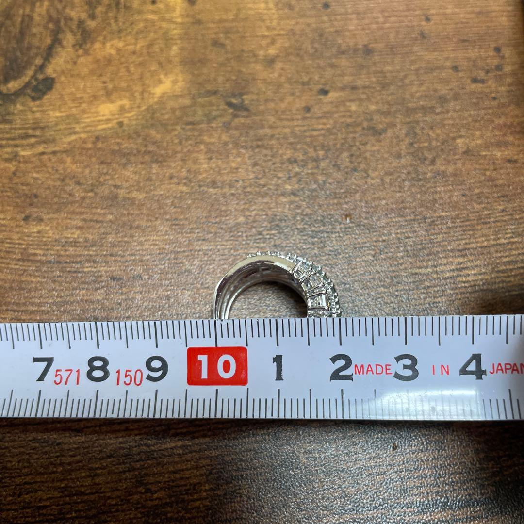 Swarovski シルバー 重ねリング