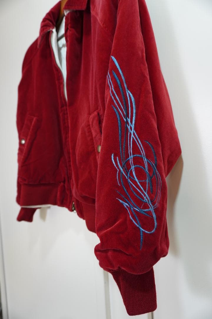 ■Harley-Davidson■ハーレダビッドソン　ベロアジャケット　ブルゾン