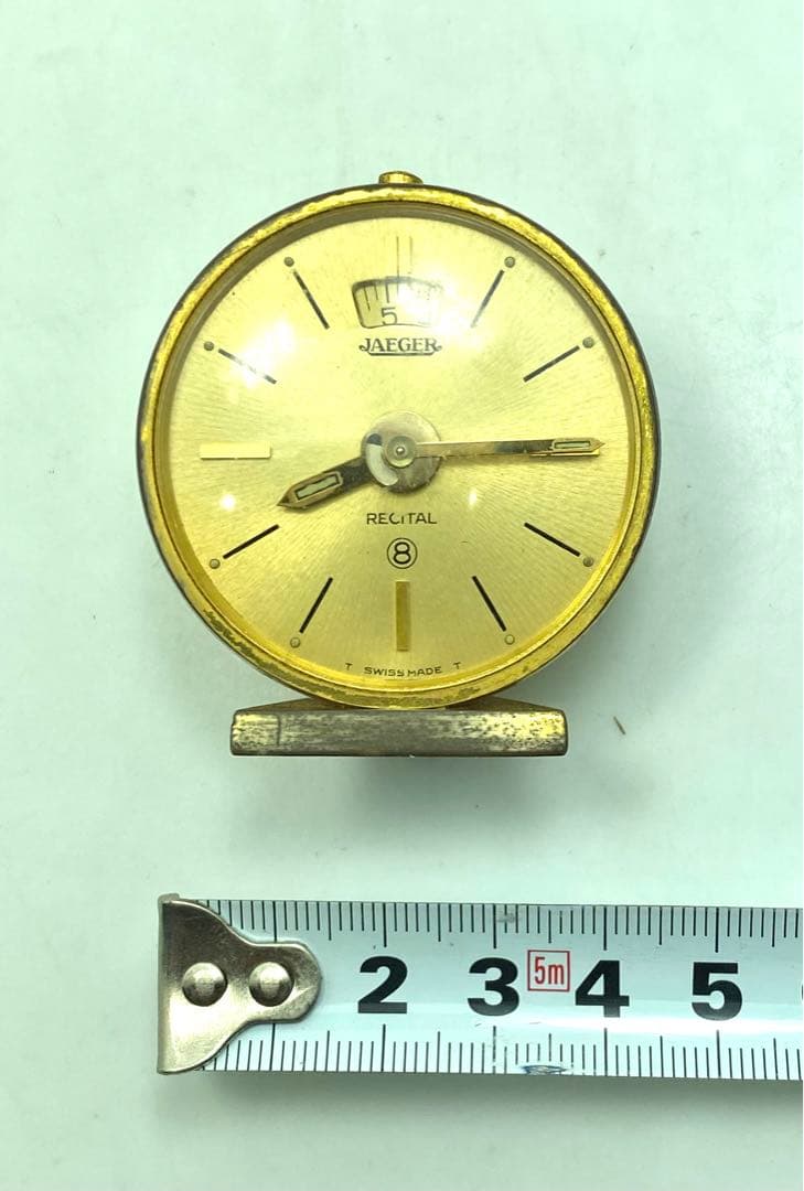 JAEGER-LECOULTRE　置時計　ジャガールクルト　動作確認済