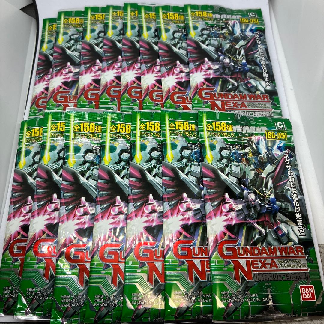 JIE】ガンダムウォーネグザ 未開封パックセット