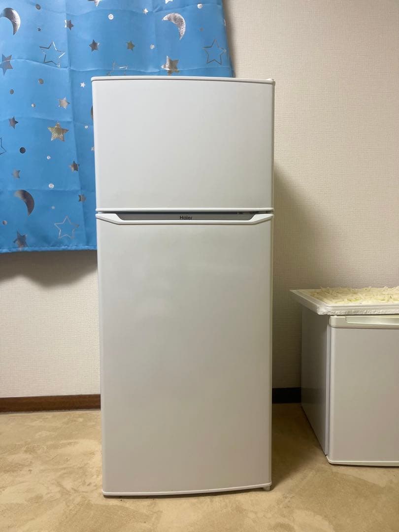 ホワイト冷蔵庫 冷凍室付き