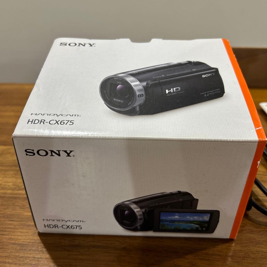 SONY HDR-CX675 ビデオカメラ 本体と付属品