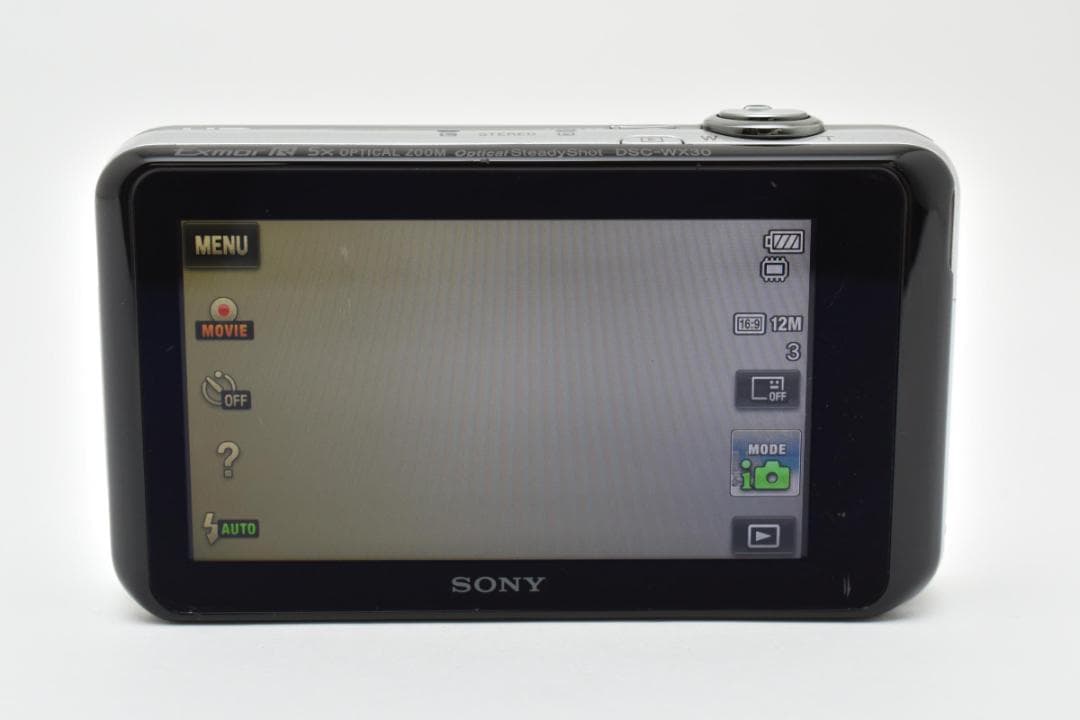 【美品】SONY Cyber-shot DSC-WX30 シルバー　動作確認済