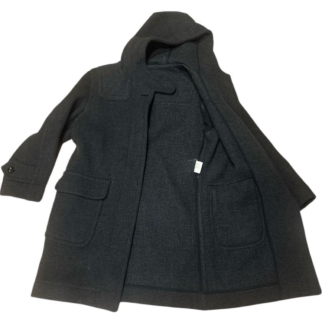 インバーティア　invertere ダッフルコート　ヘリンボーン グレー