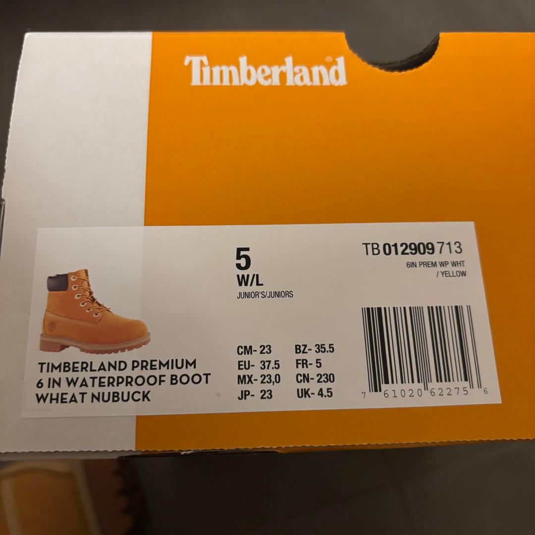 【美品】Timberland premium ウォータープルーフ23.0