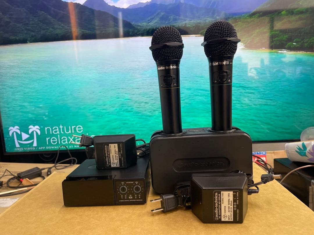 audio-technica 赤外線ワイヤレスマイクセット　CR7000セット