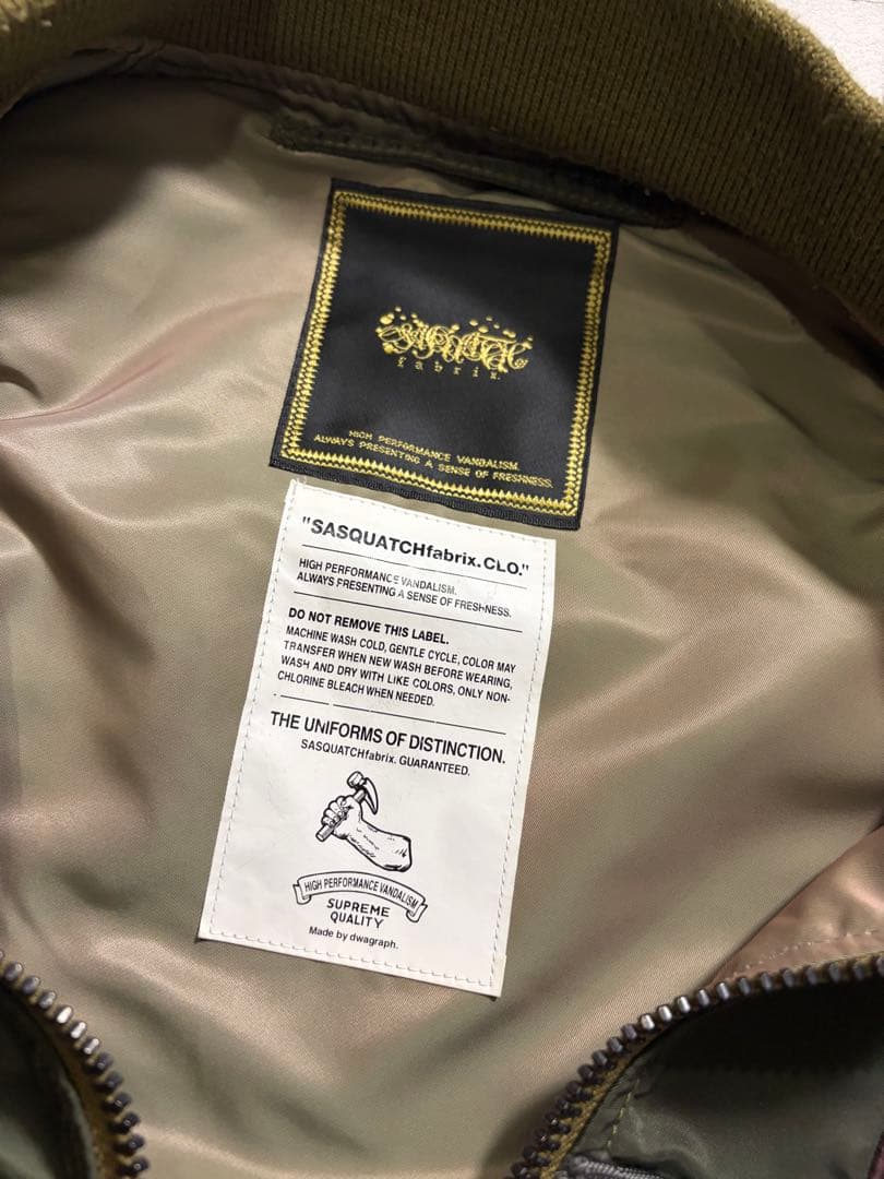 sasquatchfabrix アラベスク MA-1 L2-B S サスクワッチ