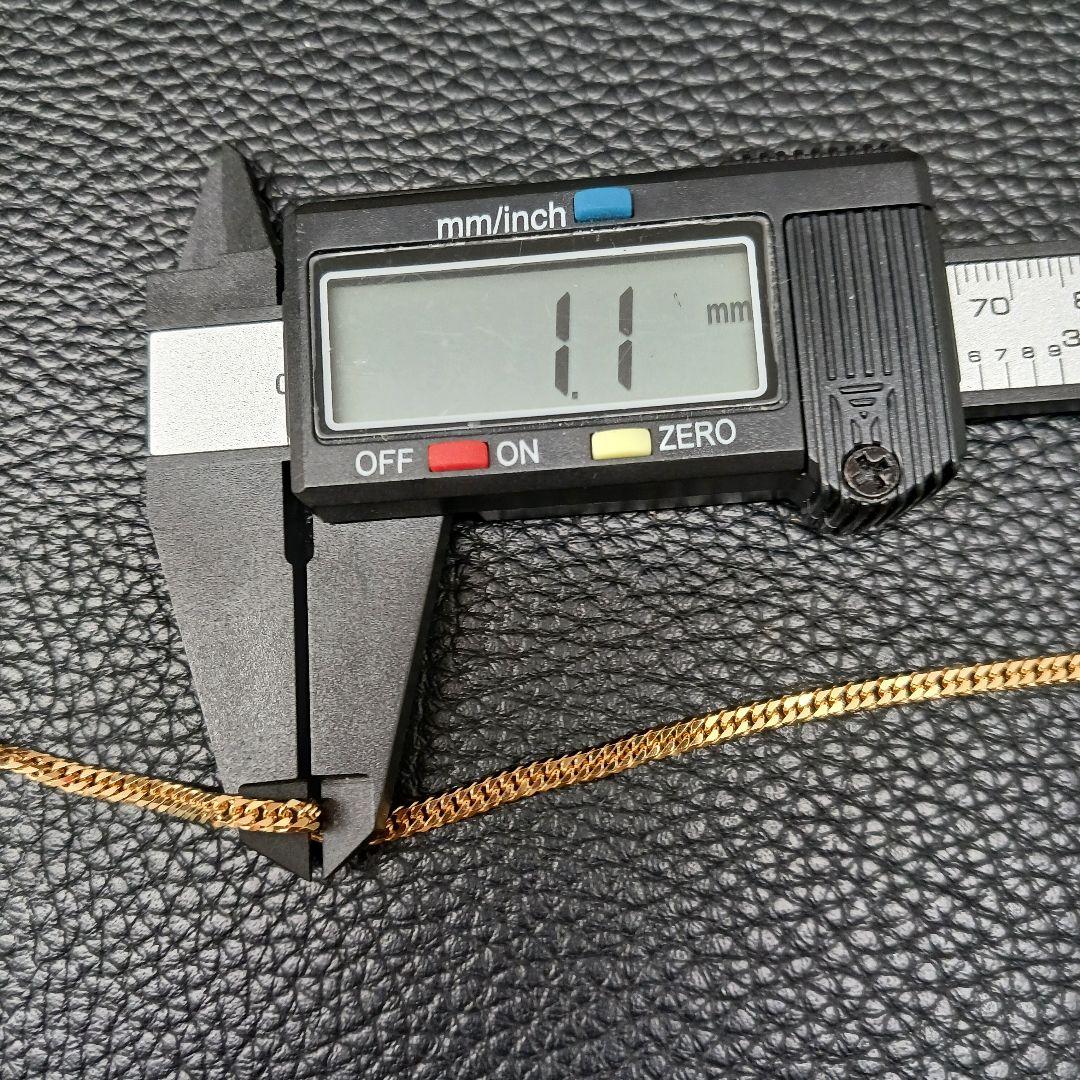 (C010709) K18 YG 喜平6面ダブル ネックレス ホールマーク