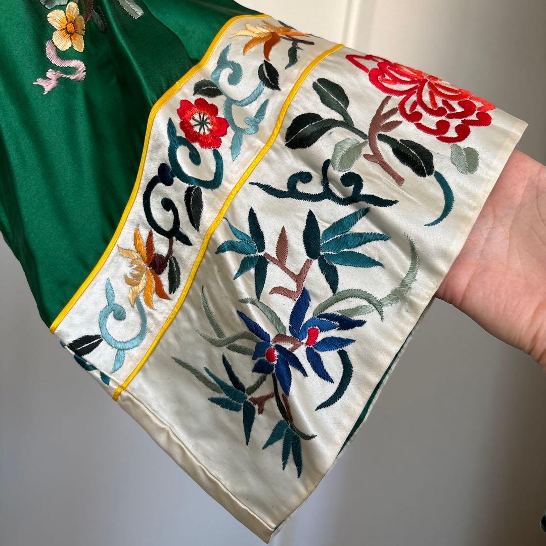 ノ*ブ様 40s 50s ヴィンテージ マンダリン　ガウン　ジャケット　チャイナ