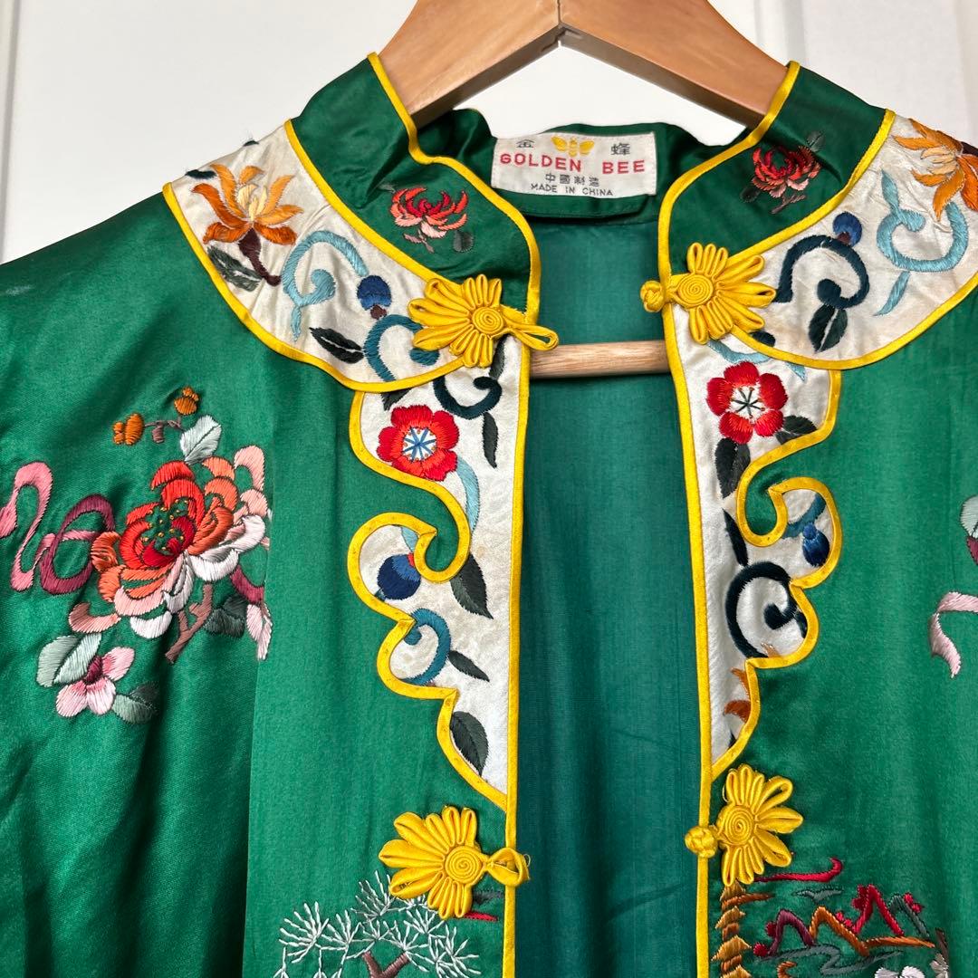 ノ*ブ様 40s 50s ヴィンテージ マンダリン　ガウン　ジャケット　チャイナ